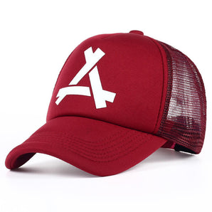 Alpha Trucker Hat  - Red 