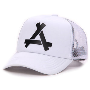 Alpha Trucker Hat  - White 