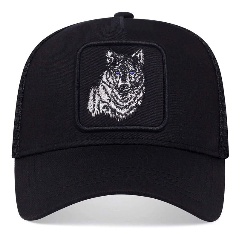 Alpha Wolf Patch Trucker Hat - Front 
