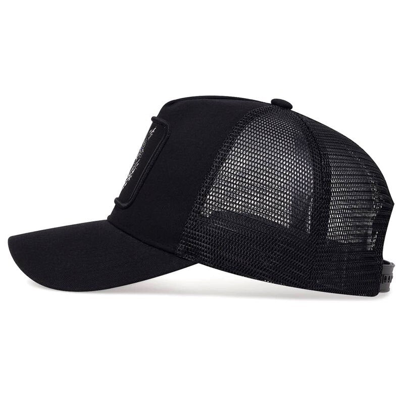 Alpha Wolf Patch Trucker Hat - Side