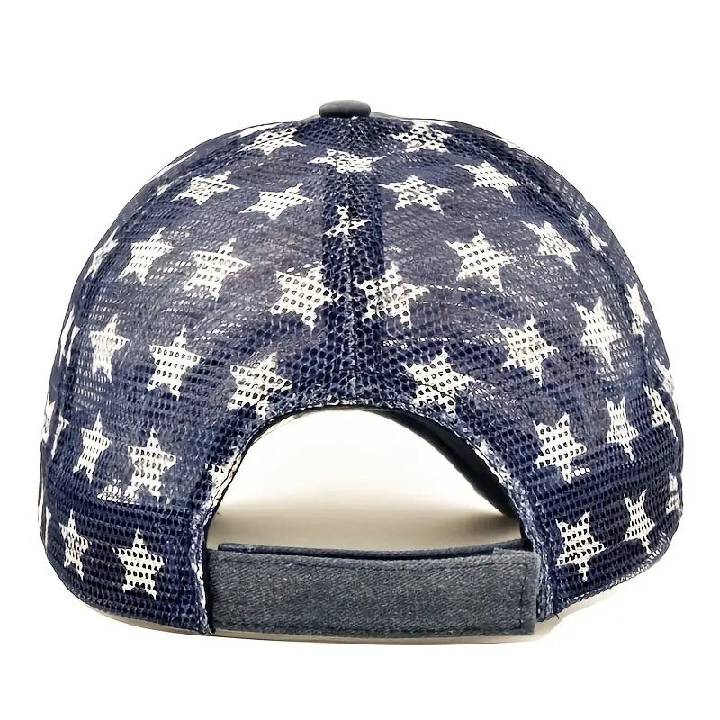 American Pride Trucker Hat Back - Snapback