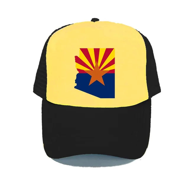 Arizona Pride Trucker Hat - Black & Yellow