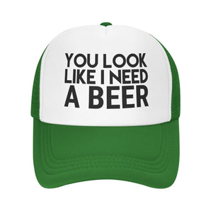 Beer Breaker Trucker Hat - Green 