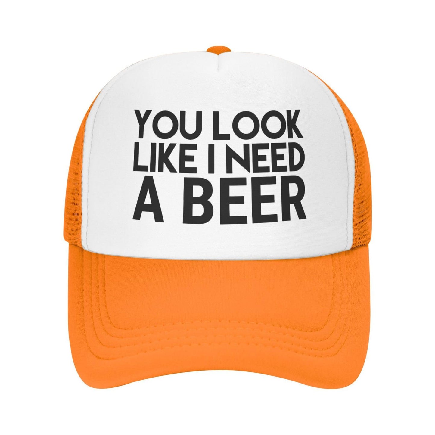 Beer Breaker Trucker Hat - Orange 