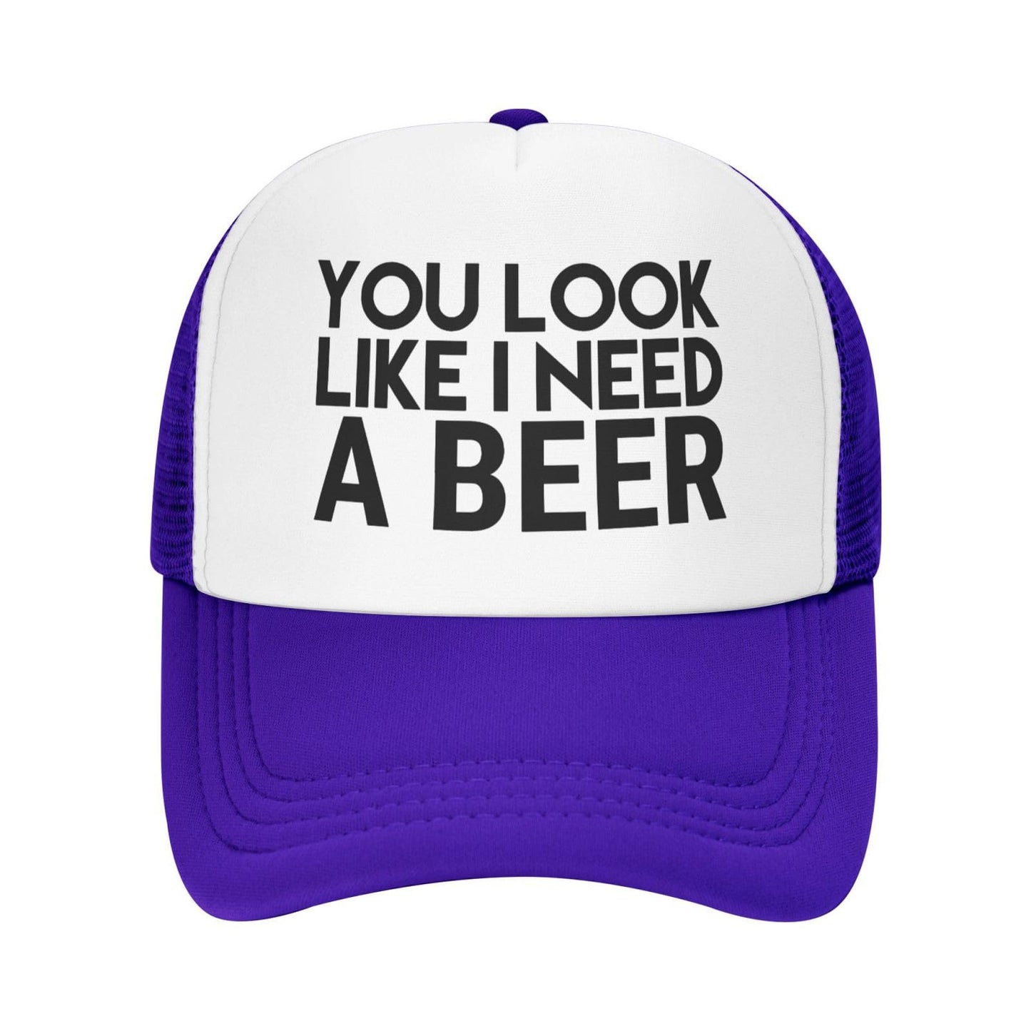 Beer Breaker Trucker Hat - Purple 