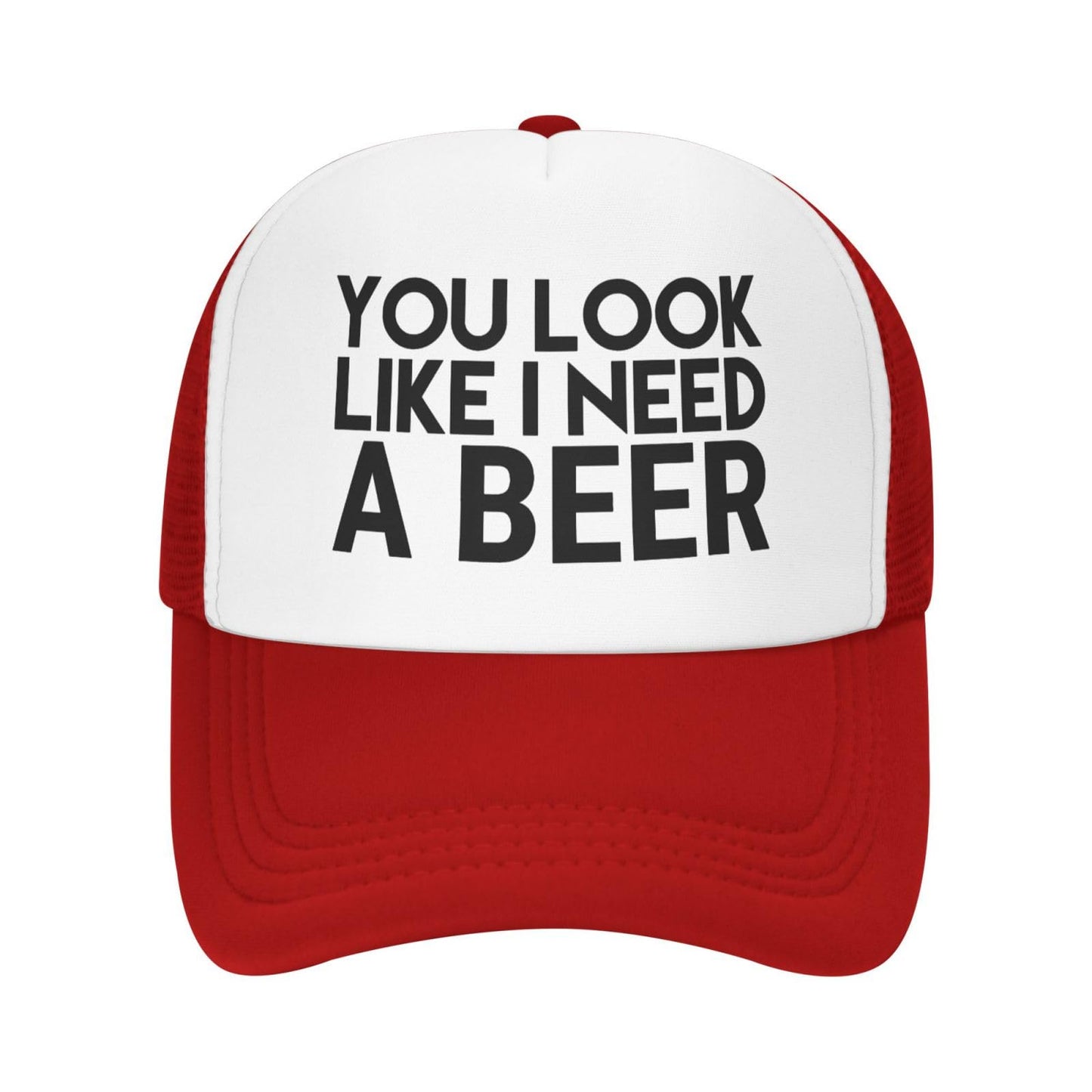 Beer Breaker Trucker Hat - Red  