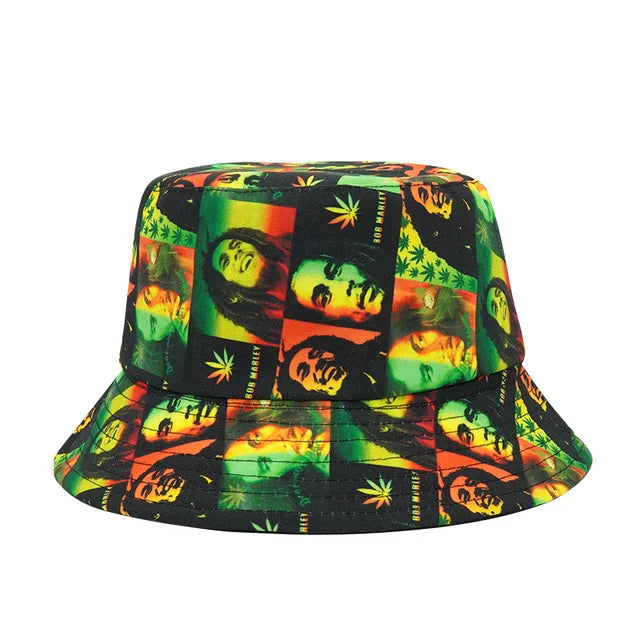 Bob Marley-Inspired Bucket Hat - Style 2