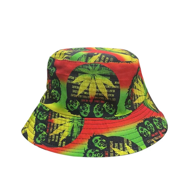 Bob Marley-Inspired Bucket Hat - Style 3