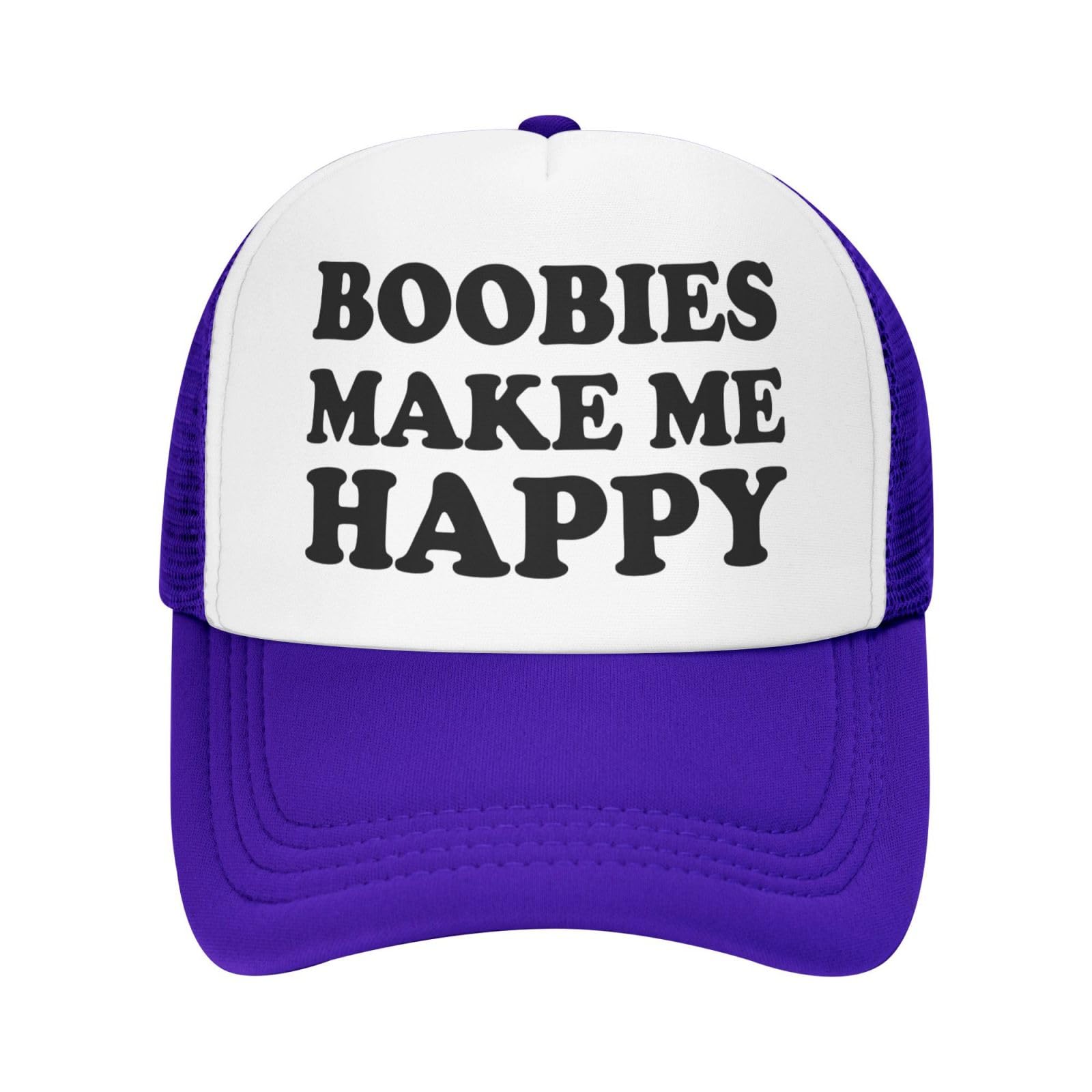 Boobielicious Trucker Hat - Purple