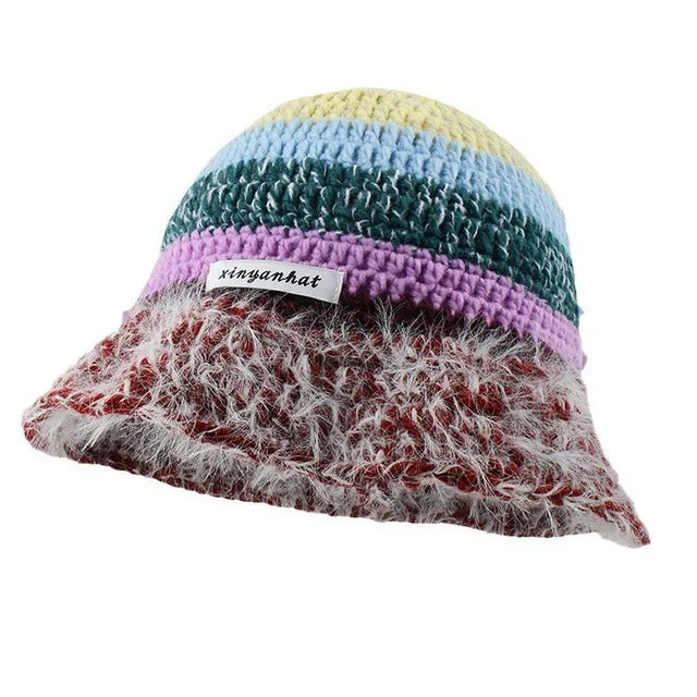 Braw Color Pop Knit Bucket Hat - Style 2