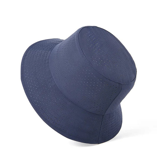 BreezeFlex Perforated Bucket Hat - Dark Blue