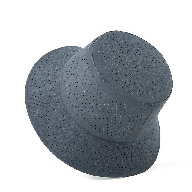 BreezeFlex Perforated Bucket Hat - Dark Gray