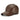 Bronze Aura Cowhide Leather Baseball Cap Brown
