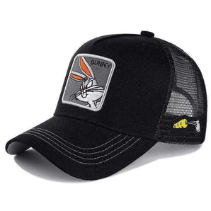Bugs Bunny Patch Trucker Hat - Black