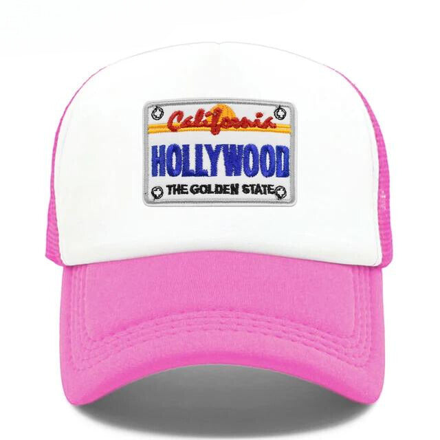 California Hollywood Trucker Cap - Pink