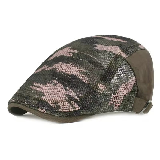 Camouflage Mesh Flat Cap - Style 1