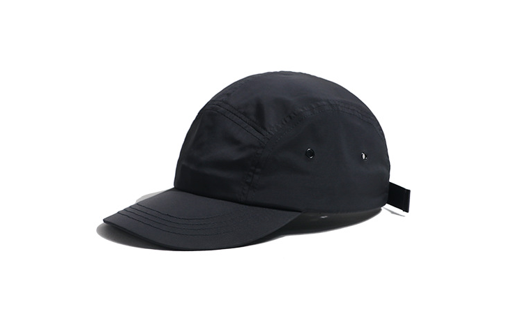 Classic 5 Panel Baseball Cap  – Black 