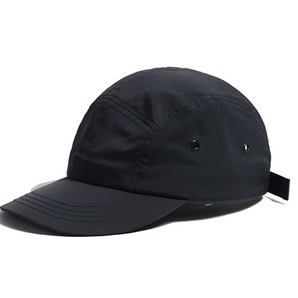 Classic 5 Panel Baseball Cap  – Black 