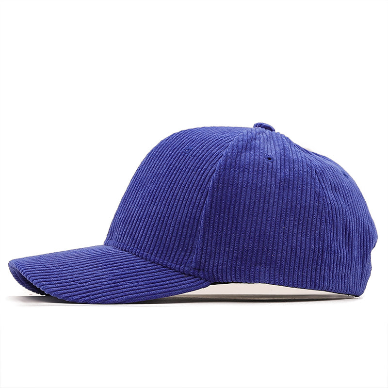 Classic Corduroy Baseball Cap - Blue 