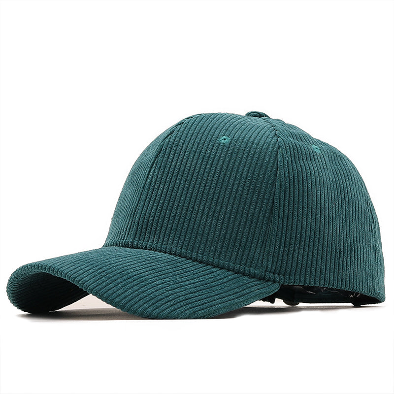 Classic Corduroy Baseball Cap - Green 