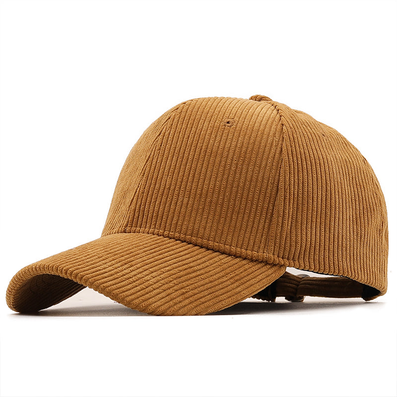 Classic Corduroy Baseball Cap - Khaki 