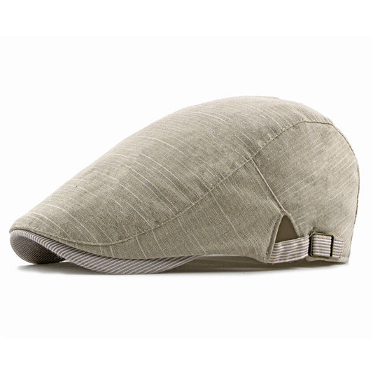 Classic Ivy Vibe Flat Caps - Beige 