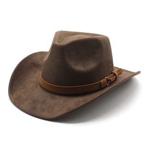 Classic Suede Cowboy Hat - Brown 