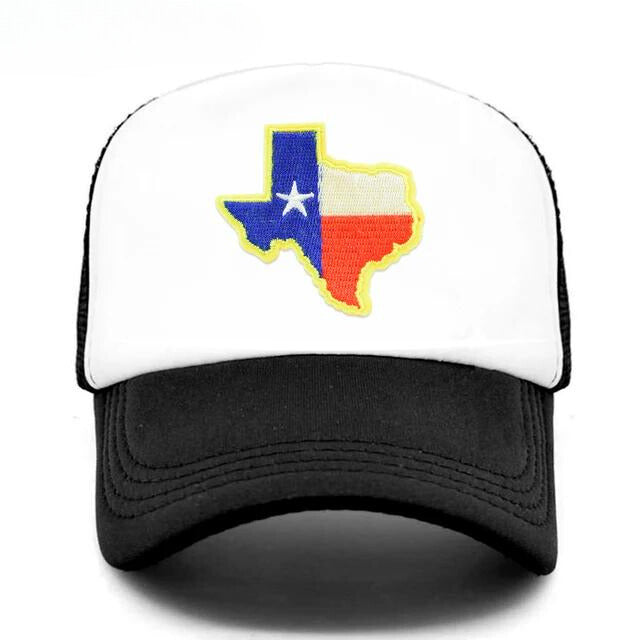 Classic Texas State Trucker Cap - Black