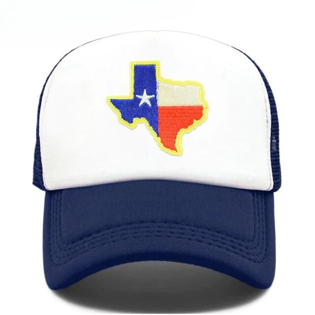 Classic Texas State Trucker Cap - Blue