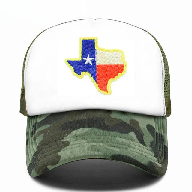Classic Texas State Trucker Cap - Camouflage