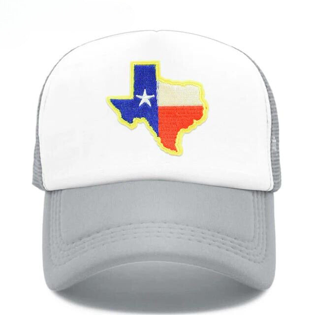 Classic Texas State Trucker Cap - Gray