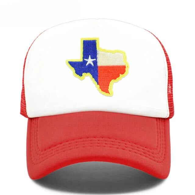 Classic Texas State Trucker Cap - Red