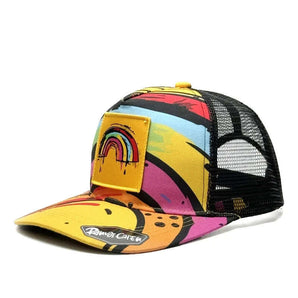 Colorful Vibes Rainbow Patch Trucker