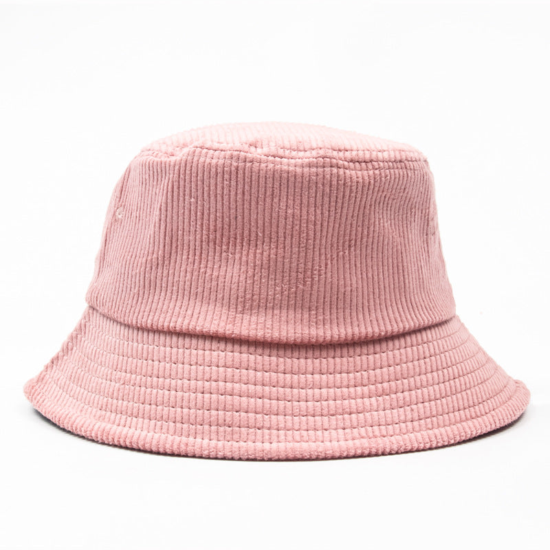 Cozy Corduroy Bucket Hat - Pink