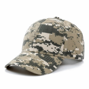 Digital Camo Baseball Hat - Khaki