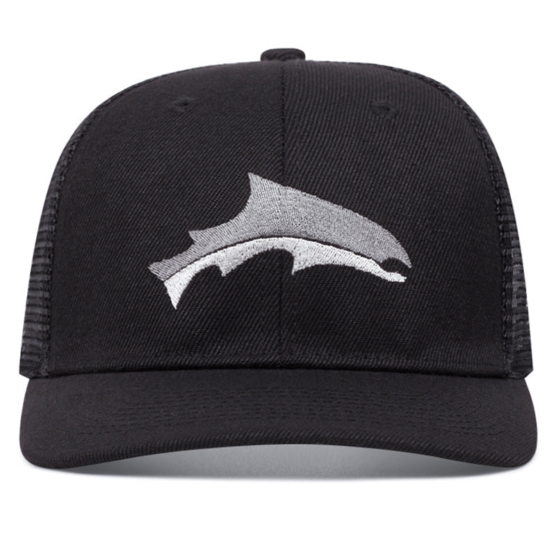 Dolphin Embroidery Trucker Hat - Front