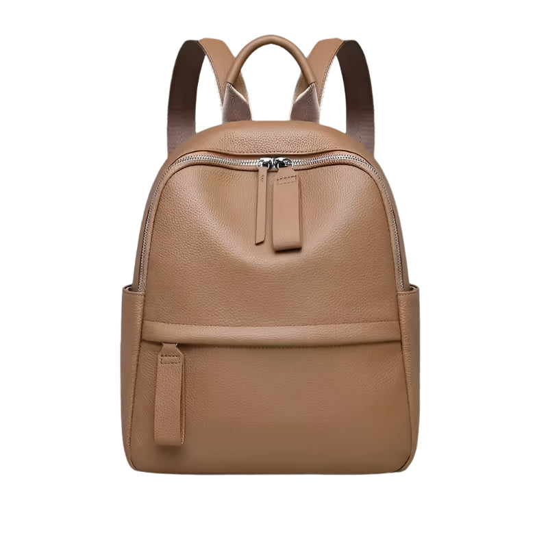 Elegance Women’s Leather Backpack for Everyday Chic - Brown 