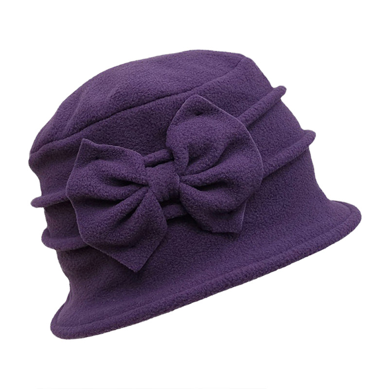 Elegant Cloche Bucket Hat for Women - Purple 