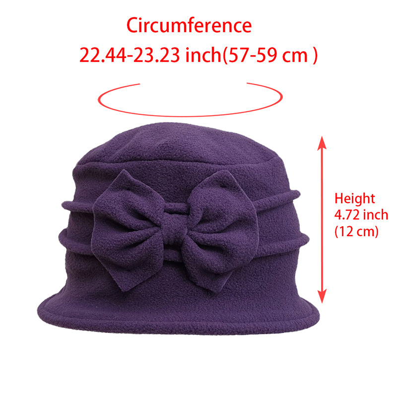 Elegant Cloche Bucket Hat for Women - Size  