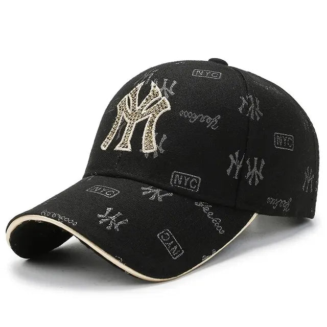 Embossed Monogram Baseball Cap - Silver