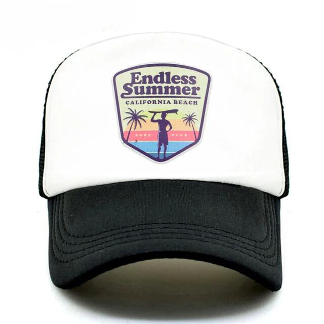 Endless Beach Trucker Hat - Black