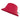 Essential Plain Bucket Hat - Red