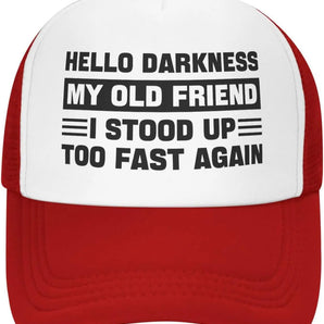 Faint Humor Foam Trucker Hat - Red 