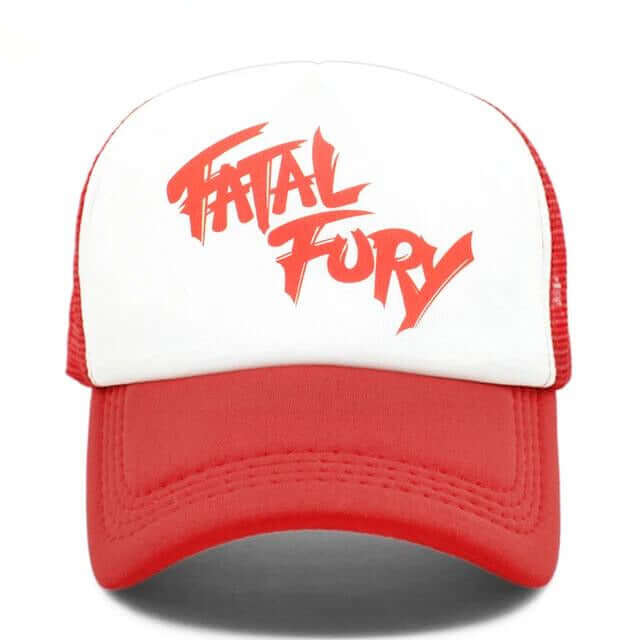 Fatal Fury Trucker Hat - red