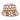 Faux Fur Checkerboard Bucket Hat - 1