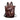 Feather Touch Vintage Embossed Leather Backpack for Women - Coffee