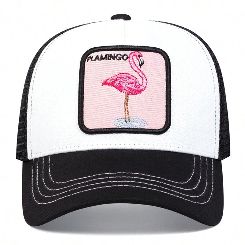 Flamingo Fun Trucker Hat  - Front 