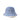 Handwoven Chevron Straw Bucket Hat - Blue