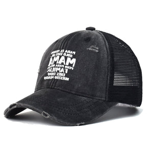 Heartfelt MAMA Trucker Hat - Black