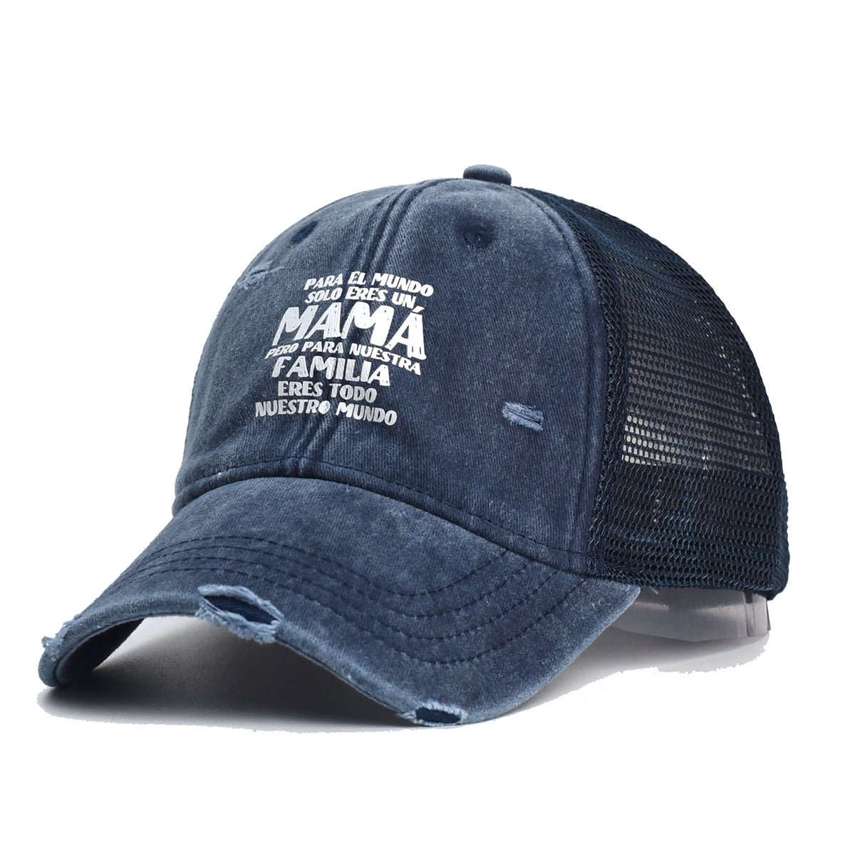 Heartfelt MAMA Trucker Hat - Blue